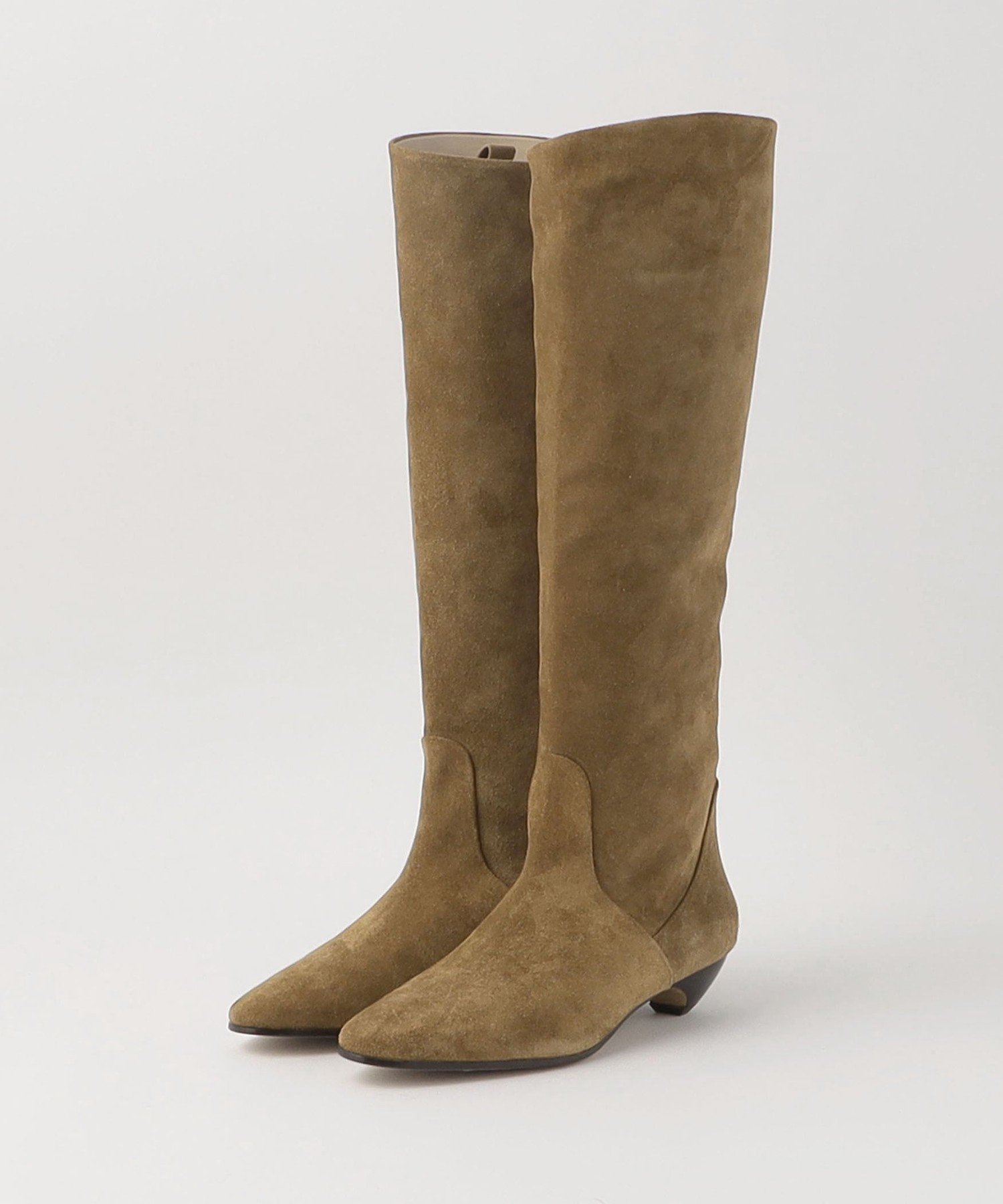 【SALE／80%OFF】Steven Alan ＜LE MONDE BERYL＞ALLEGRA SUEDE LONG BOOTS/ロングブーツ ユナイテッドアローズ アウトレット シューズ・靴 その他のシューズ・靴 ベージュ【送料無料】