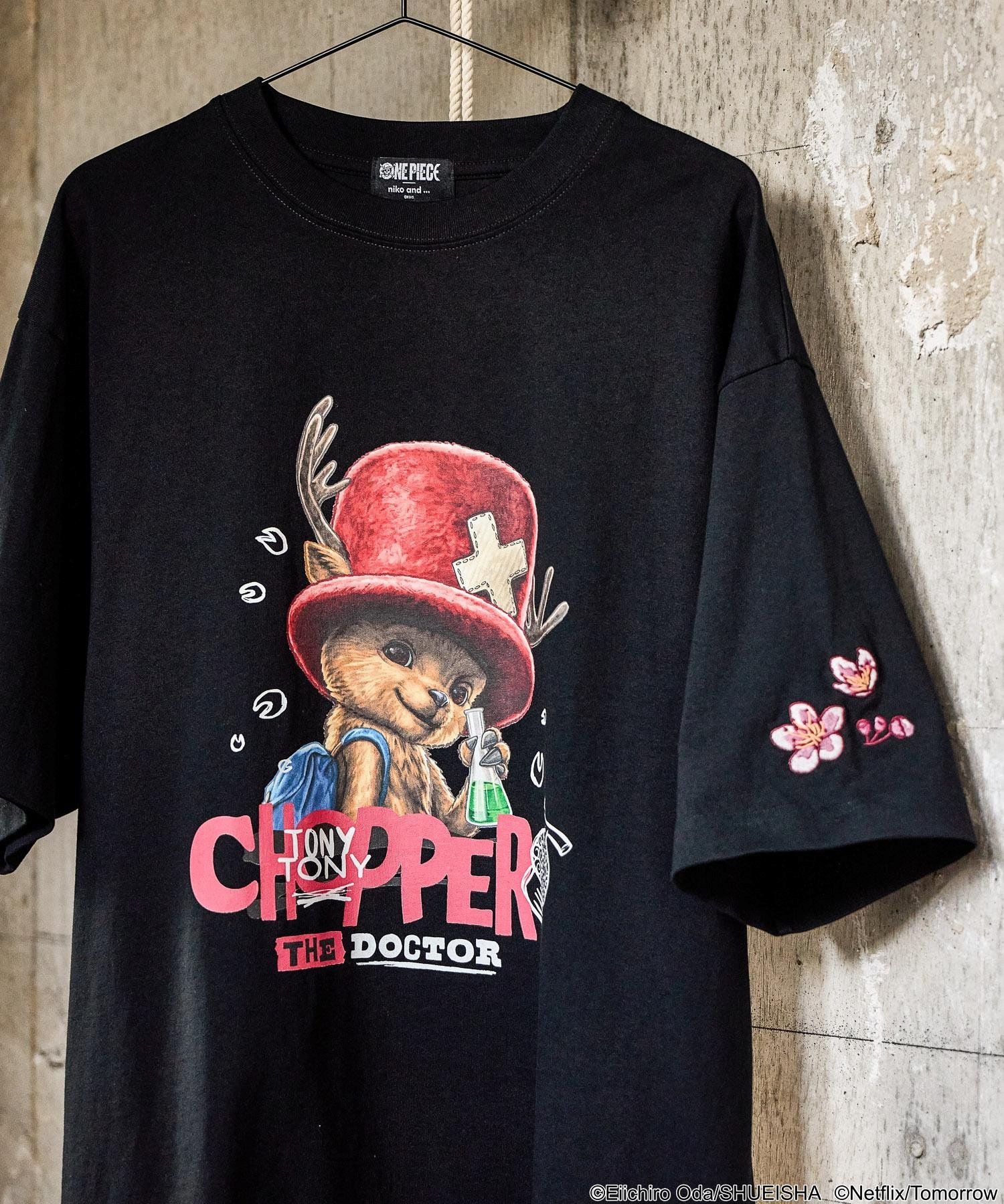 niko and ... 【Netflixシリーズ実写版「ONE PIECE」】コラボグラフィックT ニコアンド トップス カットソー・Tシャツ
