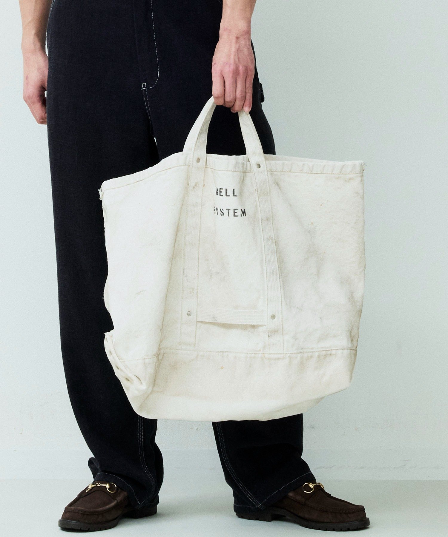 Johnbull Private labo 【BELL SYSTEM】キャンバスツールバッグLショート ジョンブルプライベートラボ バッグ トートバッグ ベージュ【送料無料】