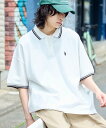 【SALE/10%OFF】U.S. POLO ASSN. 別注 鹿の子ラインポロシャツ【限定展開】 25SS フリークスストア トップス ポロシャツ ホワイト ...
