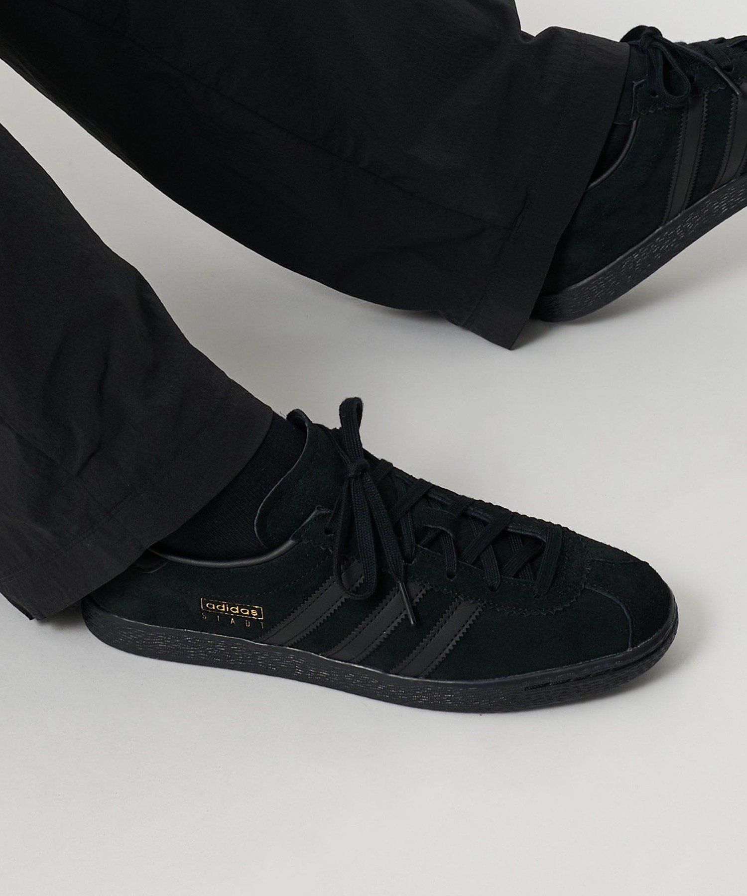 BEAUTY&YOUTH UNITED ARROWS ＜adidas Originals＞STADT スニーカー ビューティー＆ユース　ユナイテッドアローズ シューズ・靴 スニーカー ブラック【送料無料】