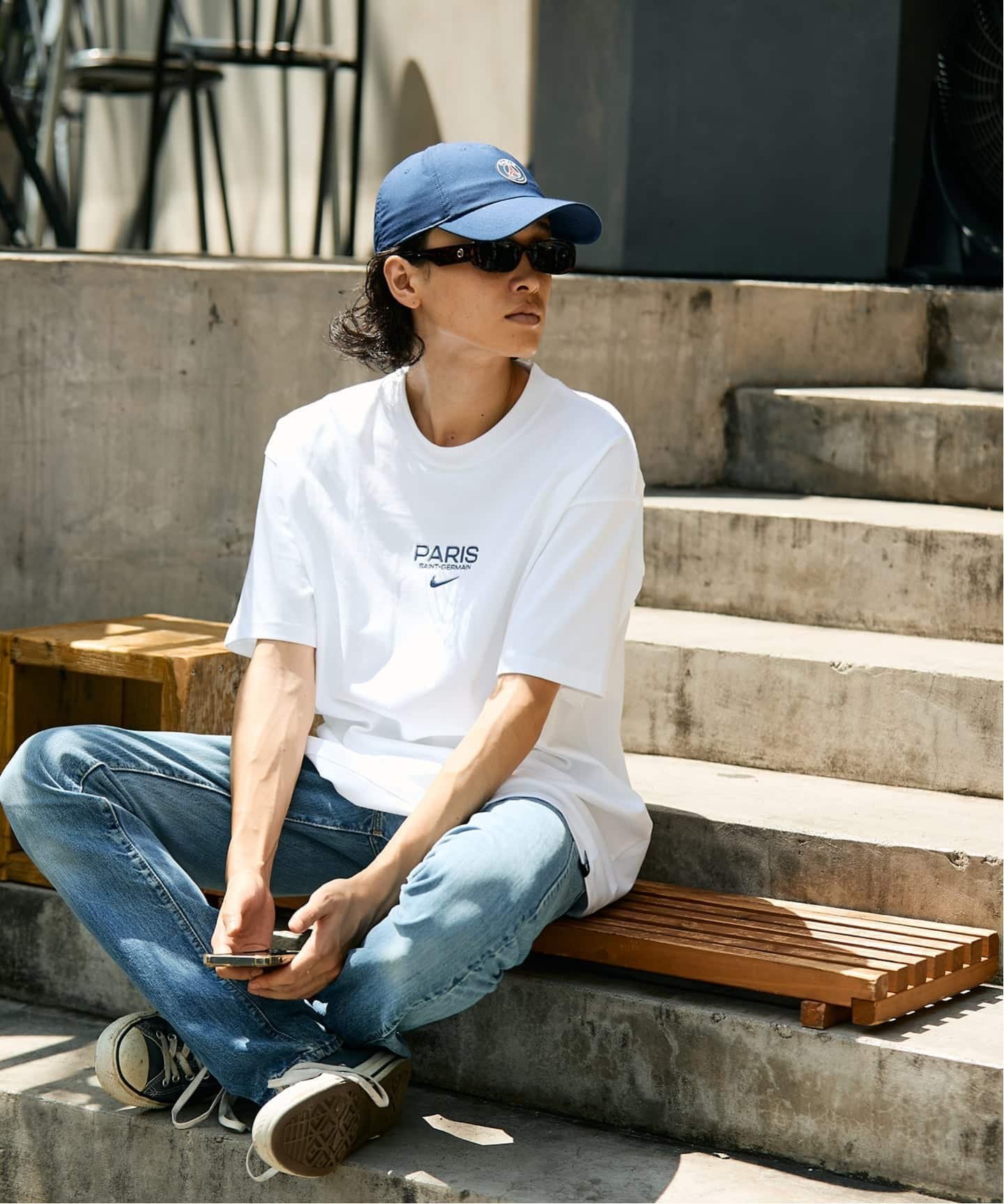 Paris Saint-Germain 【NIKE / ナイキ】PSG M NK PREMIUM EMB TEE IF0506- 100 エディフィス トップス カットソー・Tシャツ ホワイト【送料無料】