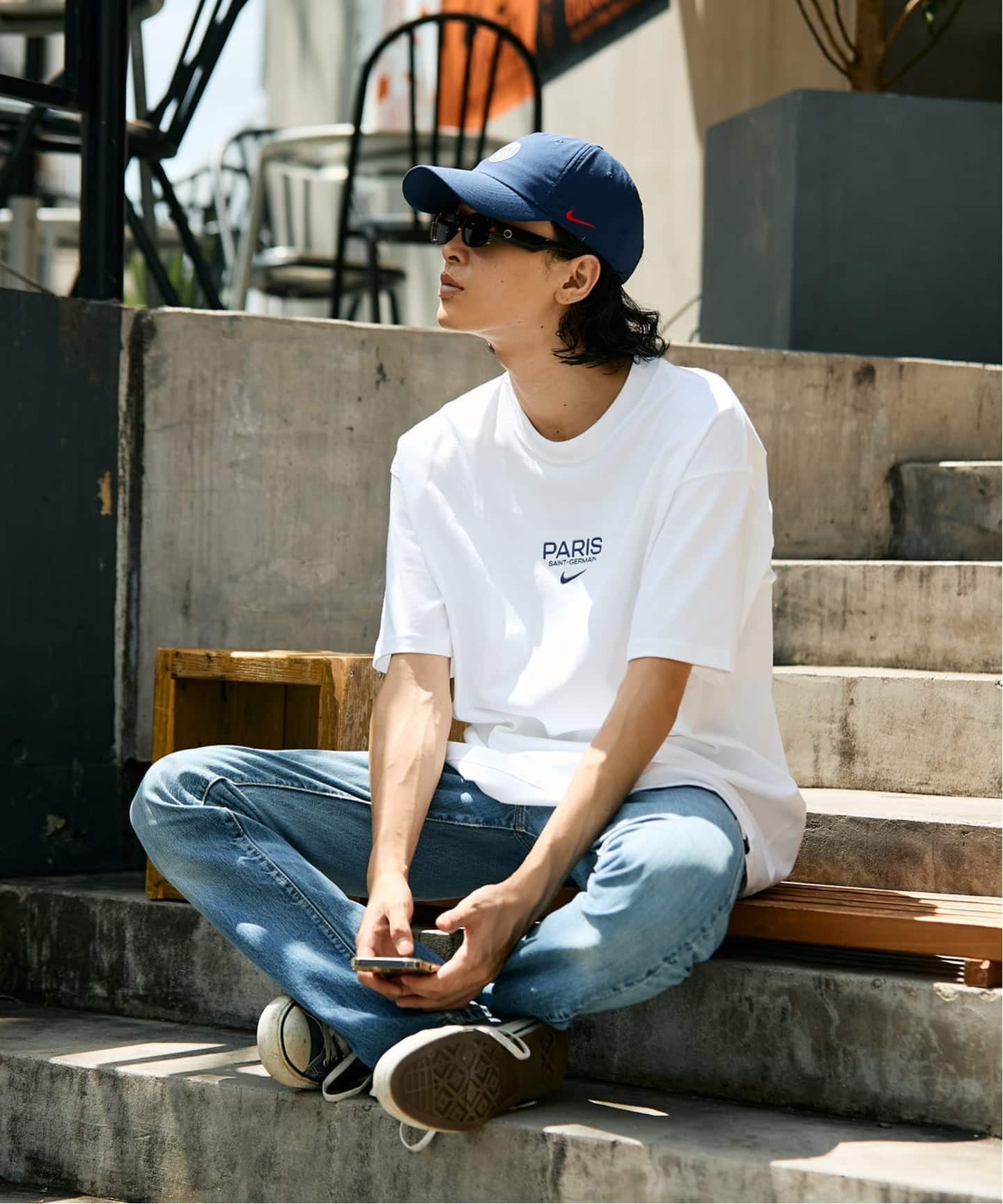 Paris Saint-Germain 【NIKE / ナイキ】PSG M NK PREMIUM EMB TEE IF0506- 100 エディフィス トップス カットソー・Tシャツ ホワイト【送料無料】