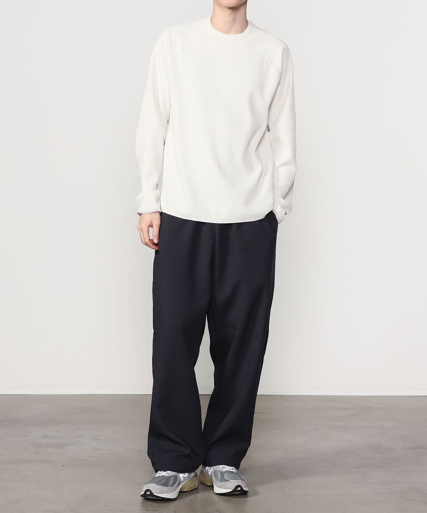 Bshop Goldwin ｜ ワイドアンクルイージーパンツ MEN ビショップ パンツ その他のパンツ ブラック グレー【送料無料】