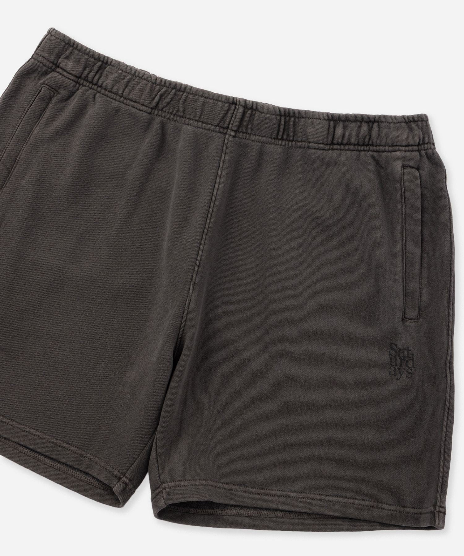 Saturdays NYC Austin Pigment Dyed Sweat Short Pant サタデーズ　ニューヨークシティ パンツ その他のパンツ ブラック グレー【送料無料】