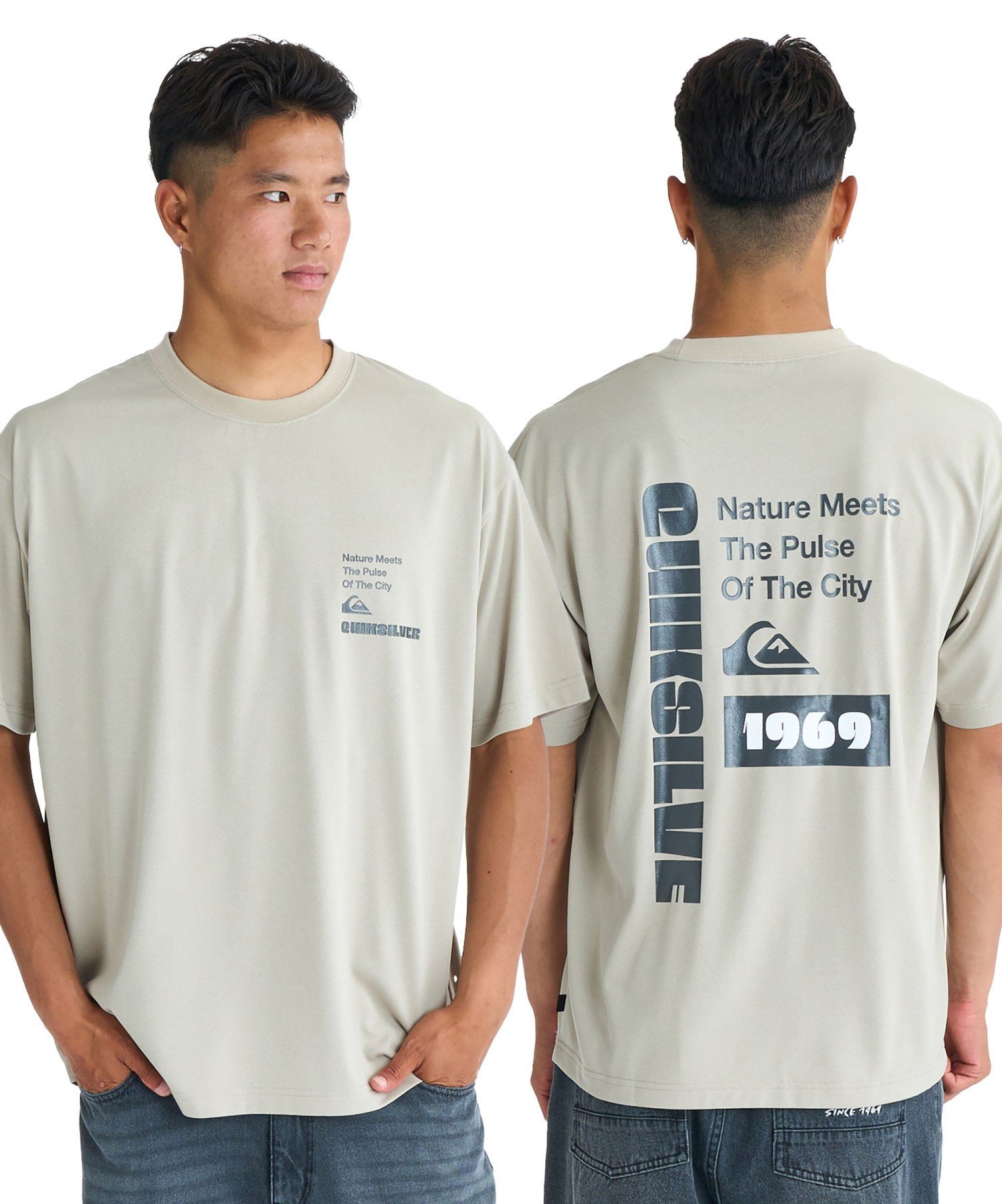 QUIKSILVER QUIKSILVER メンズ SD 1969 BOX ST 半袖Tシャツ 超速乾 【2026年春夏モデル】 クイックシルバー トップス カットソー・Tシャツ カーキグリーン ホワイト ブラック