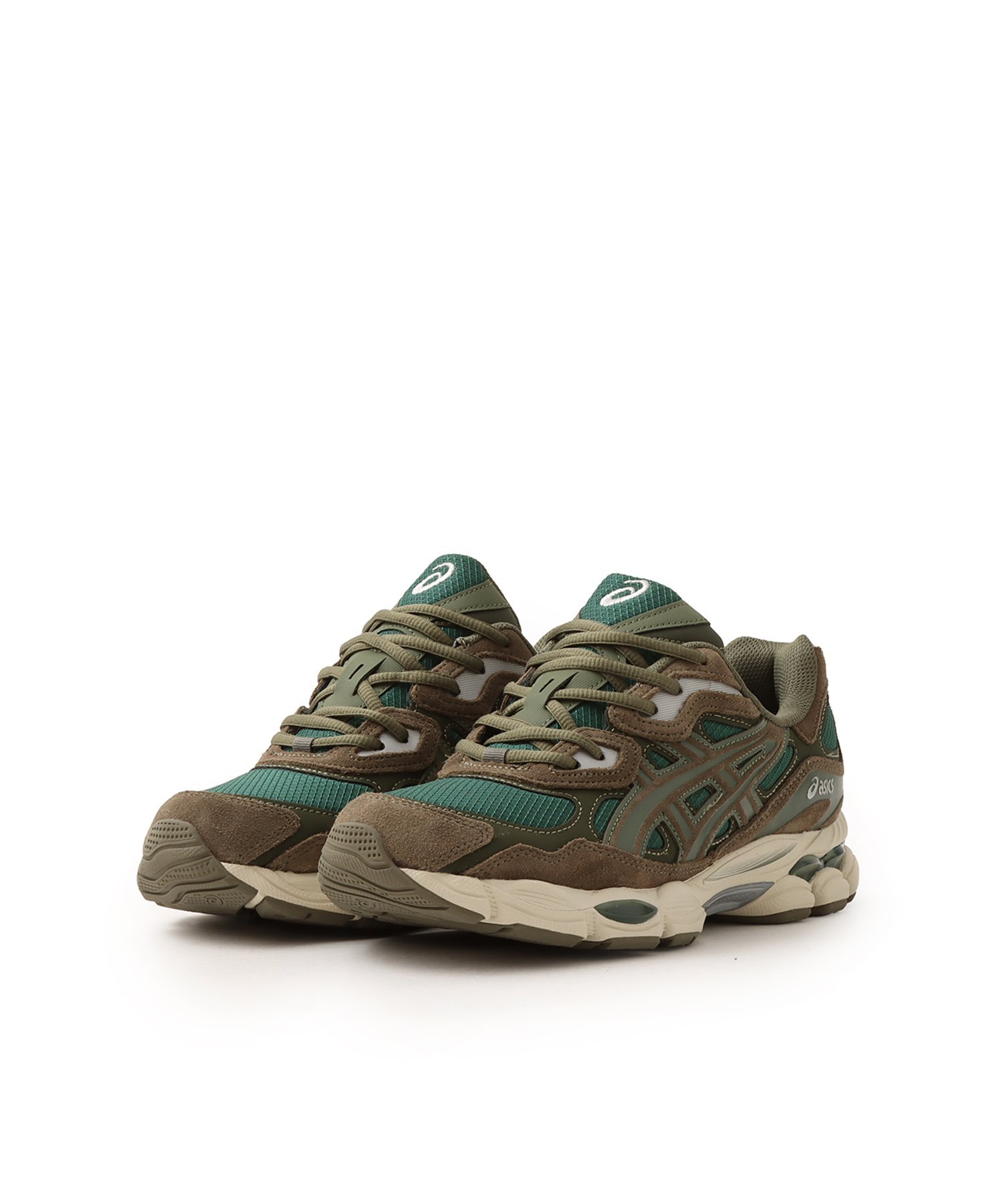 asics GEL-NYC GROVE/OLIVE CANVAS アトモス シューズ・靴 スニーカー グリーン