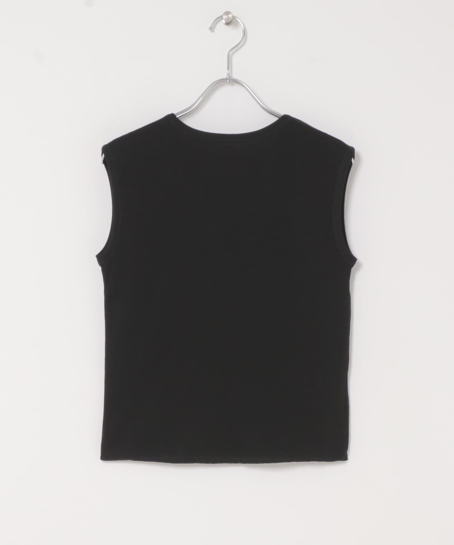 MEYAME SOFT RIB SLEEVELESS アーバンリサーチドアーズ トップス ノースリーブ・タンクトップ ブラック ホワイト レッド