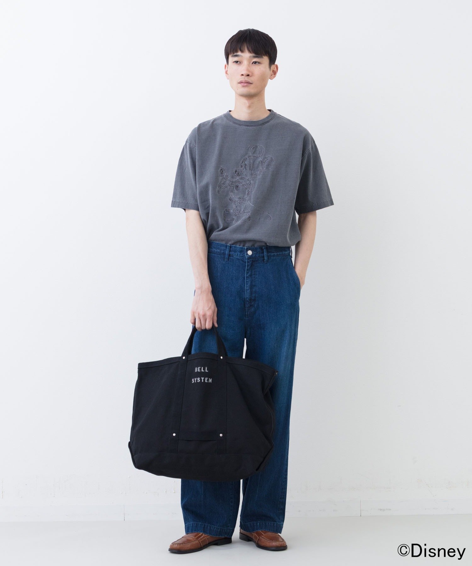 Johnbull Private labo 【BELL SYSTEM】キャンバスツールバッグLショート ジョンブルプライベートラボ バッグ トートバッグ ブラック ベージュ