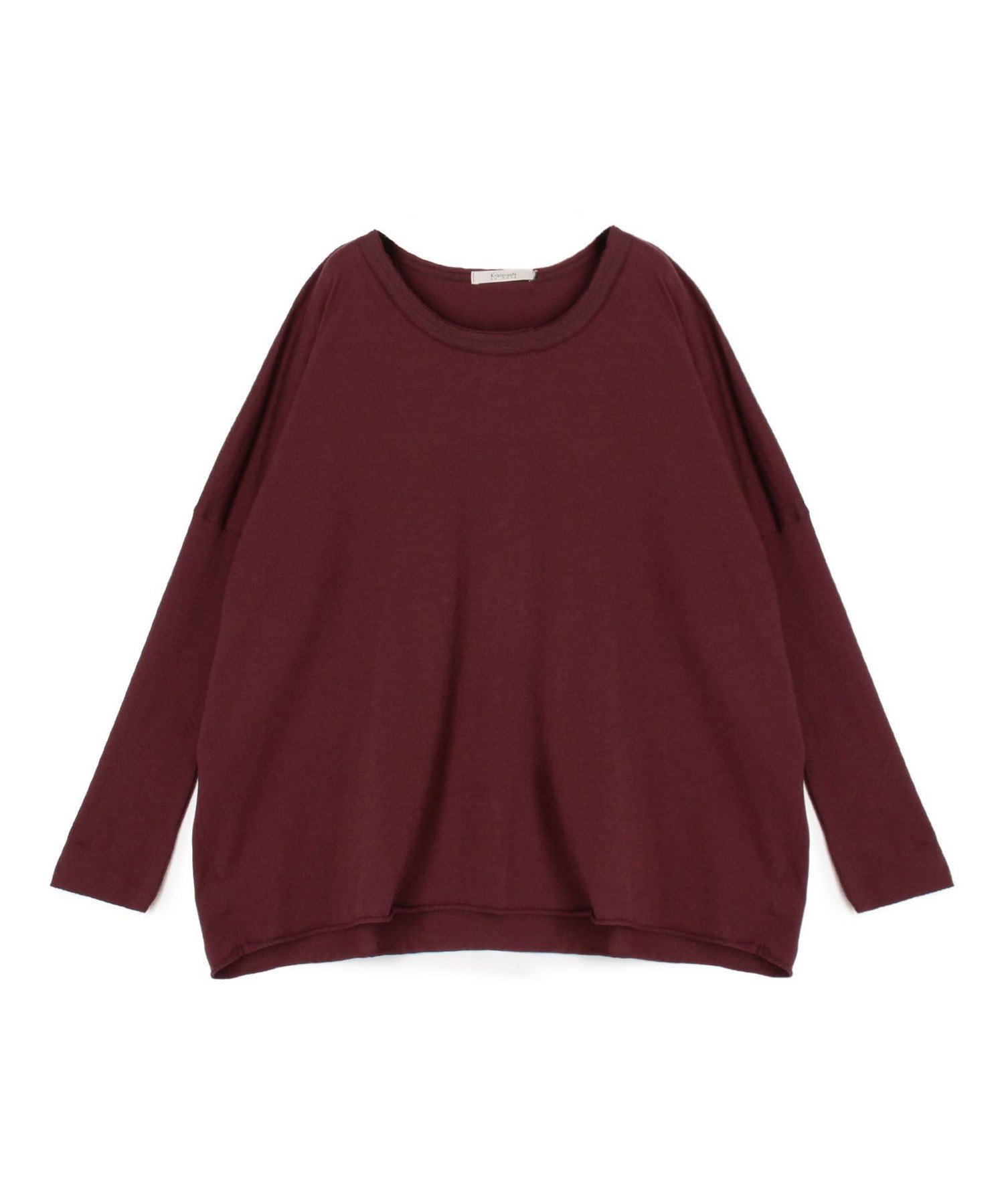 TOMORROWLAND GOODS Kristensen DU NORD コットン ロングスリーブプルオーバー トゥモローランド トップス カットソー・Tシャツ ワインレッド【送料無料】
