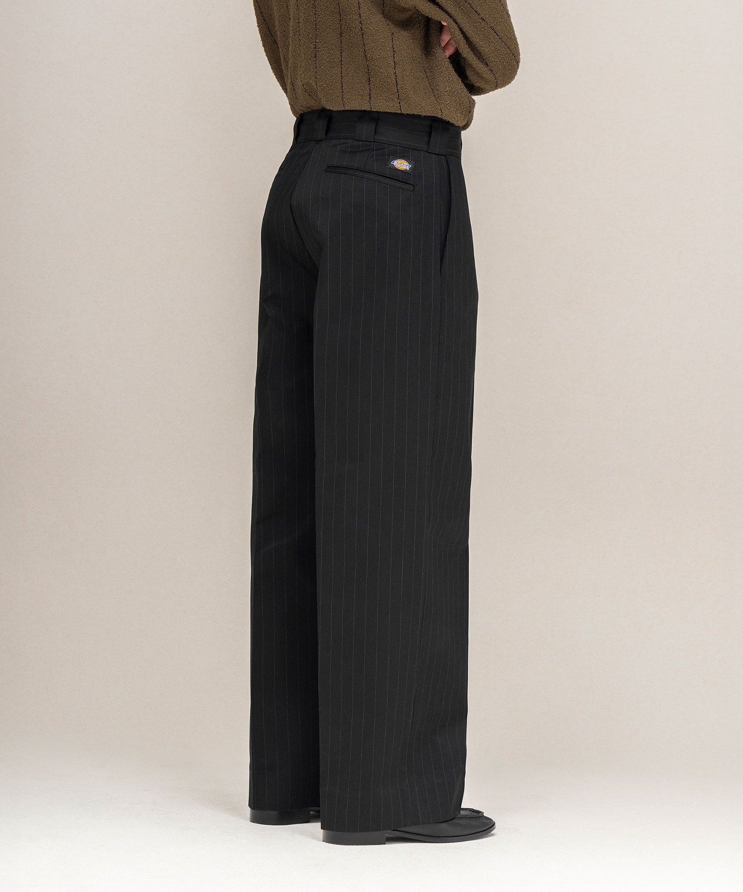 monkey time BEAUTY&YOUTH UNITED ARROWS ＜Dickies * monkey time＞ストライプ バギー パンツ ビューティー＆ユース　ユナイテッドアローズ パンツ チノパンツ ブラック グレー【送料無料】