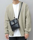 glabella ミニショルダー メンズ レディース ミニバッグ スプリットレザー 黒 グラベラ エー.エム.エス. バッグ ショルダーバッグ ブラック【送料無料】