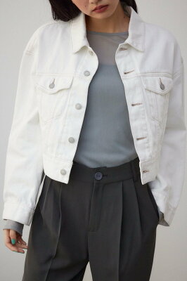【SALE/50%OFF】AZUL BY MOUSSY ワイドスリーブデニムジャケット アズールバイマウジー ジャケット・アウター デニムジャケット ブルー ホワイト ブラウン【送料無料】