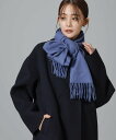 【SALE/40%OFF】NANO universe カシミヤストール ナノユニバース ファッション雑貨 マフラー・ストール・ネックウォーマー ブラウン ブルー...