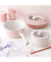 Francfranc GO TABLE 鍋・フライパンバラエティ6点セット ピンク フランフラン 食器・調理器具・キッチン用品 鍋・フライパン ピンク【送料無料】