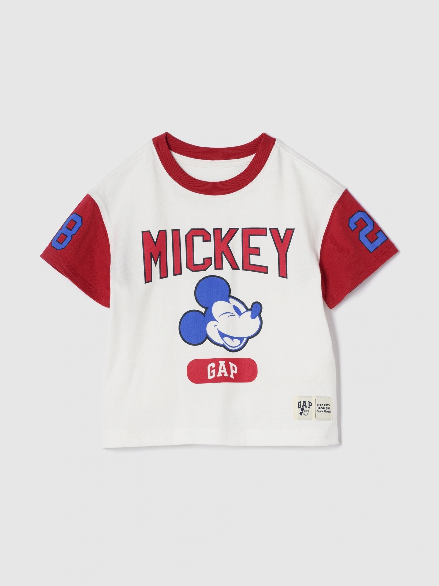 【SALE／20%OFF】GAP (K)Gap × ディズニー ジャージーTシャツ (幼児・ベビー) ギャップ トップス カットソー・Tシャツ ホワイトのサムネイル