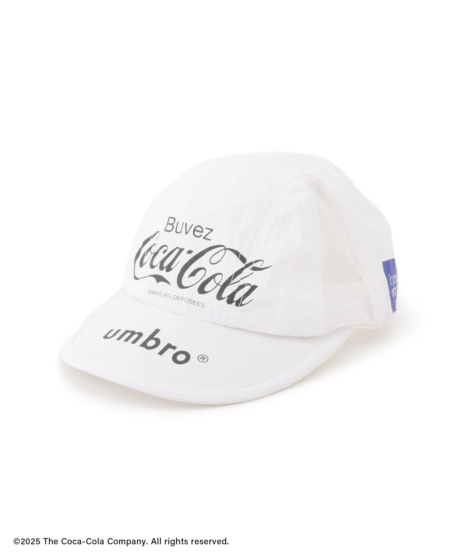 【SALE／70%OFF】bonjour records 【Coca-Cola】UMBRO*bonjour records CAP ボンジュールレコード 帽子 キャップ ホワイト ブルー