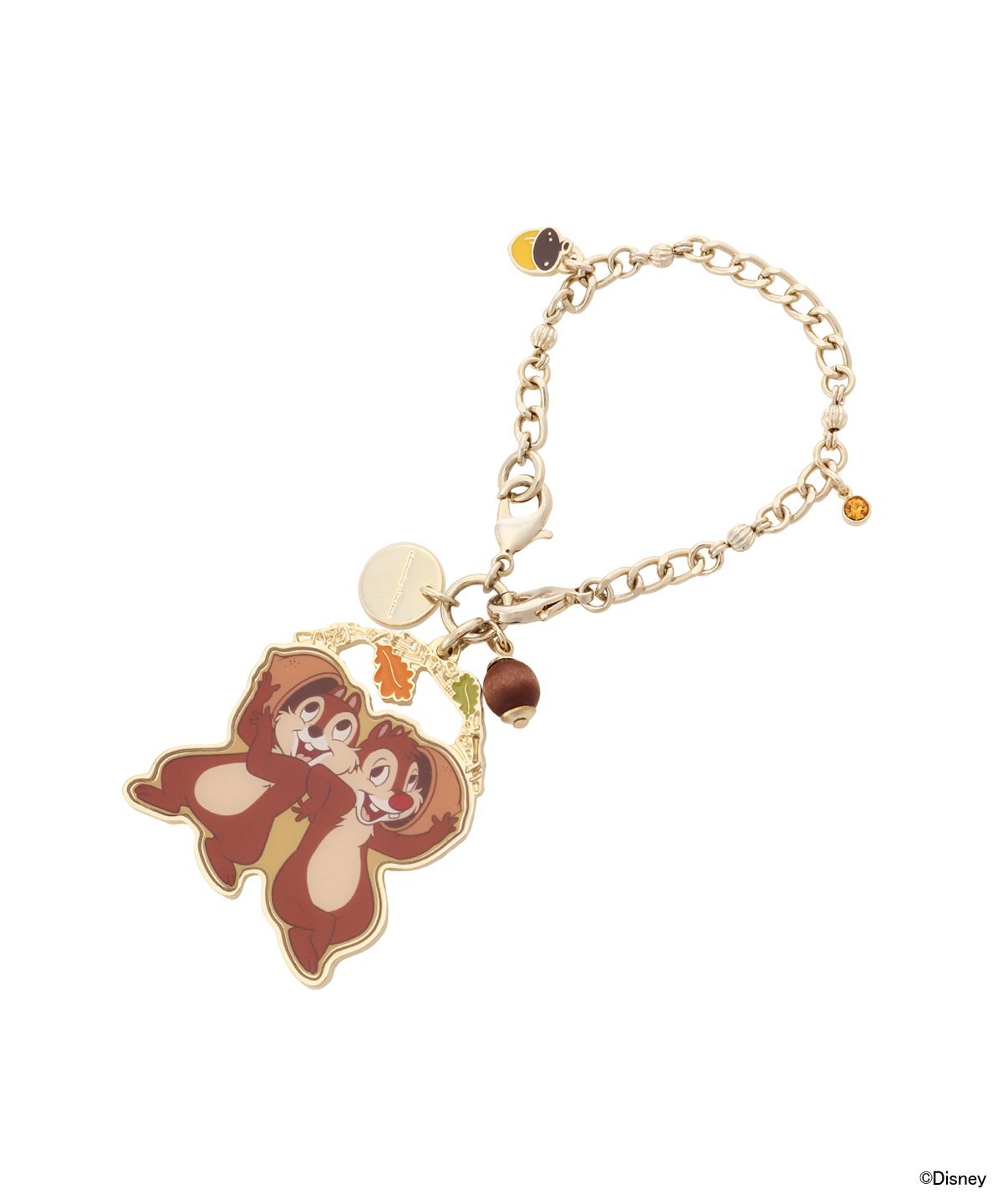 Samantha Thavasa 「チップ」&「デール」コレクション 2wayチャーム サマンサタバサ ファッション雑貨 チャーム・キーチェーン ゴールド【送料...