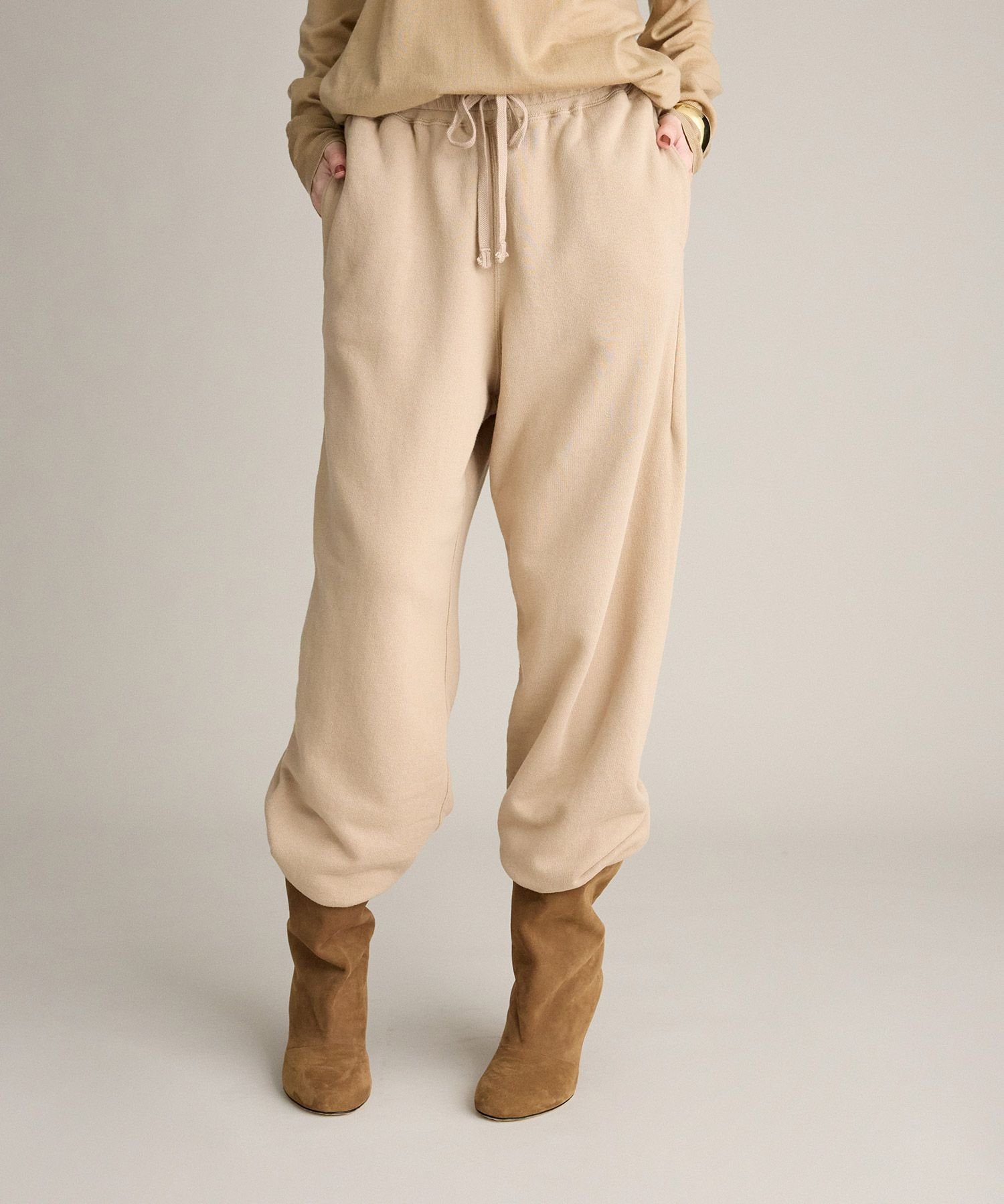 BRILL ウラケドロストパンツ ブリル パンツ ジャージ・スウェットパンツ ベージュ【送料無料】のサムネイル