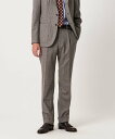 UNITED ARROWS ハウンドトゥース 1プリーツ パンツ R-MODEL ユナイテッドアローズ スーツ・フォーマル セットアップスーツ【送料無料】
