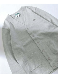 Heavy Pique V-neck Cardigan 20070465000710: Grey Heavy Pique V-neck Cardigan 20070465000710: Grey