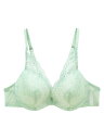 ANNEBRA Charming 3/4カップフロントホックブラジャー アンブラ インナー・ルームウェア ブラジャー グリーン【送料無料】