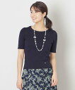 【SALE/40%OFF】TO BE CHIC クロシェ編み プルオーバーニット トゥー ビー シック トップス ニット イエロー ピンク ネイビー ホワイト【...