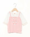 Souris フラワーガーデンTシャツ スーリー トップス カットソー・Tシャツ ピンク【送料無料】(4)