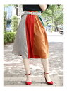 【SALE/60%OFF】dazzlin パッチワークミディスカート ダズリン スカート【RBA_S】【RBA_E】