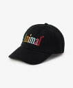 Bshop STUDIO WEAREALLANIMALS | Animals Letter CAP ビショップ 帽子 キャップ ブラック【送料無料】