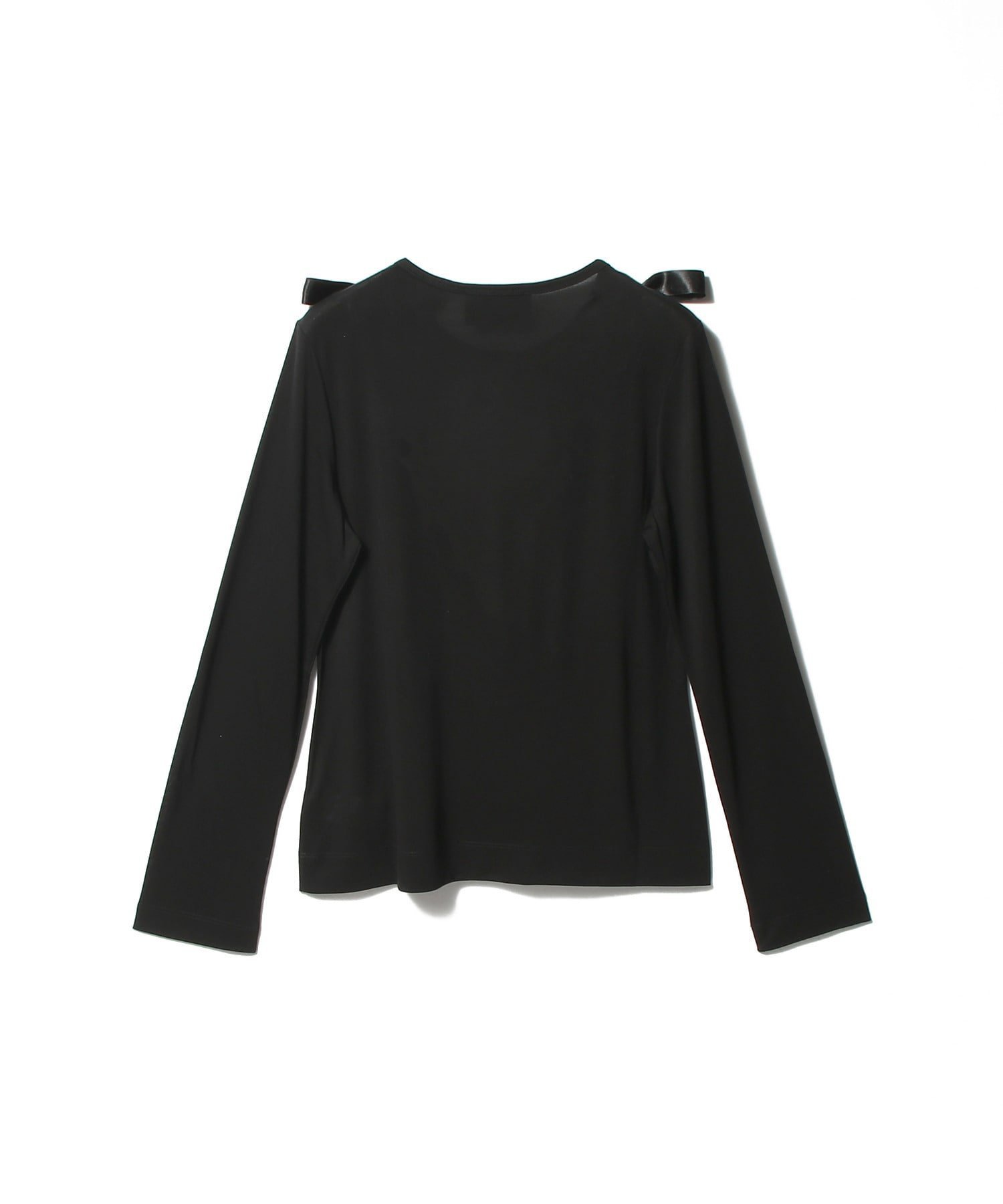 Simone Rocha SIMONE ROCHA / リボンテールロングスリーブ Tシャツ エストネーション トップス カットソー・Tシャツ ブラック ホワイト