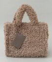 【SALE/50%OFF】CONVERSE TOKYO CURLY-FUR SQUARE BAG コンバーストウキョウ バッグ トートバッグ ベージュ ブルー【...