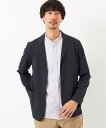 グリーンレーベルリラクシング ジャケット メンズ 【SALE／65%OFF】UNITED ARROWS green label relaxing サッカーストライプ ジャーディガン ユナイテッドアローズ アウトレット ジャケット・アウター テーラードジャケット・ブレザー ネイビー グレー【送料無料】