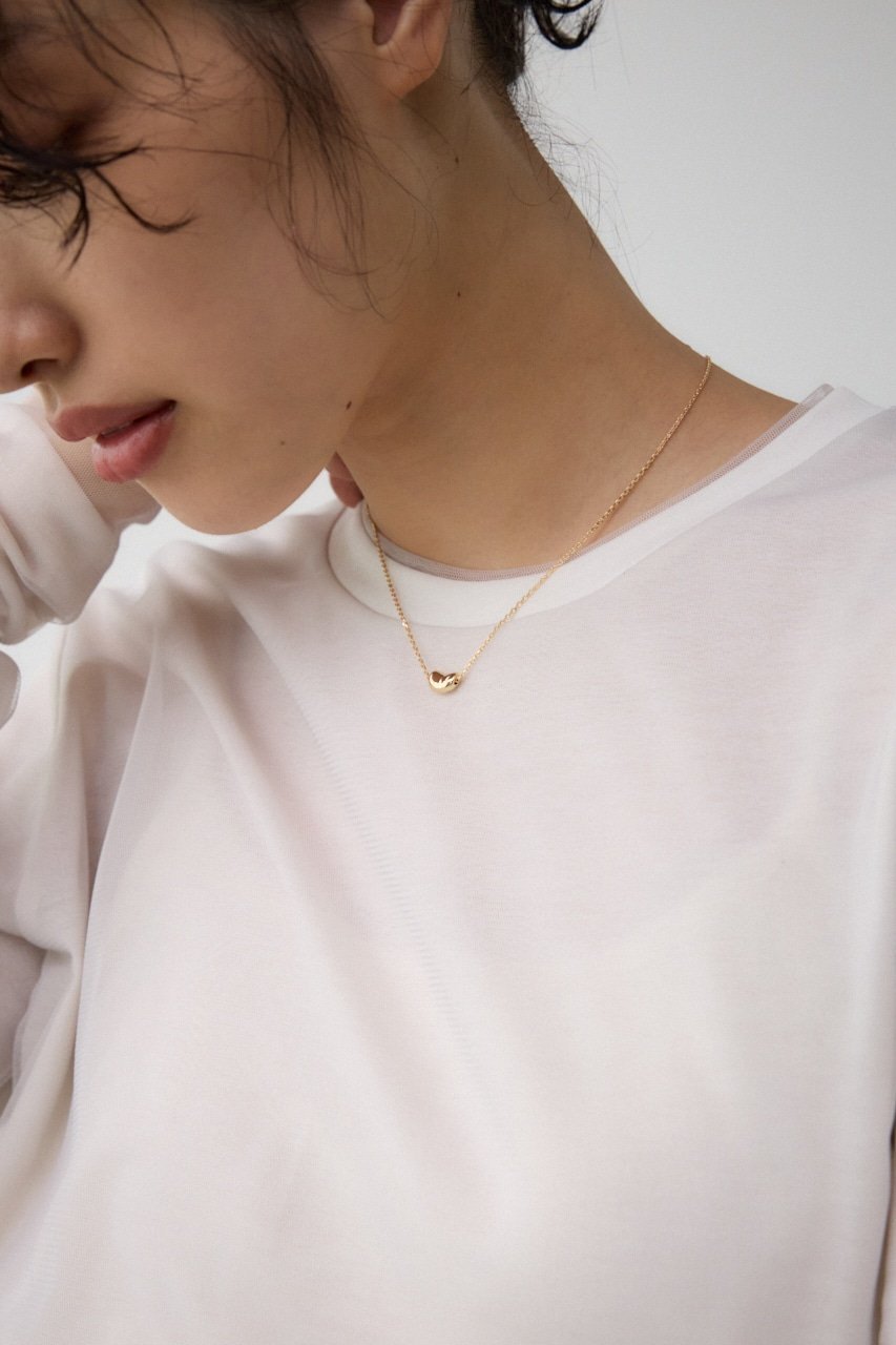 【SALE/30%OFF】AZUL BY MOUSSY ニュアンスハートネックレス アズールバイマウジー アクセサリー・腕時計 ネックレス ブラック ゴールド