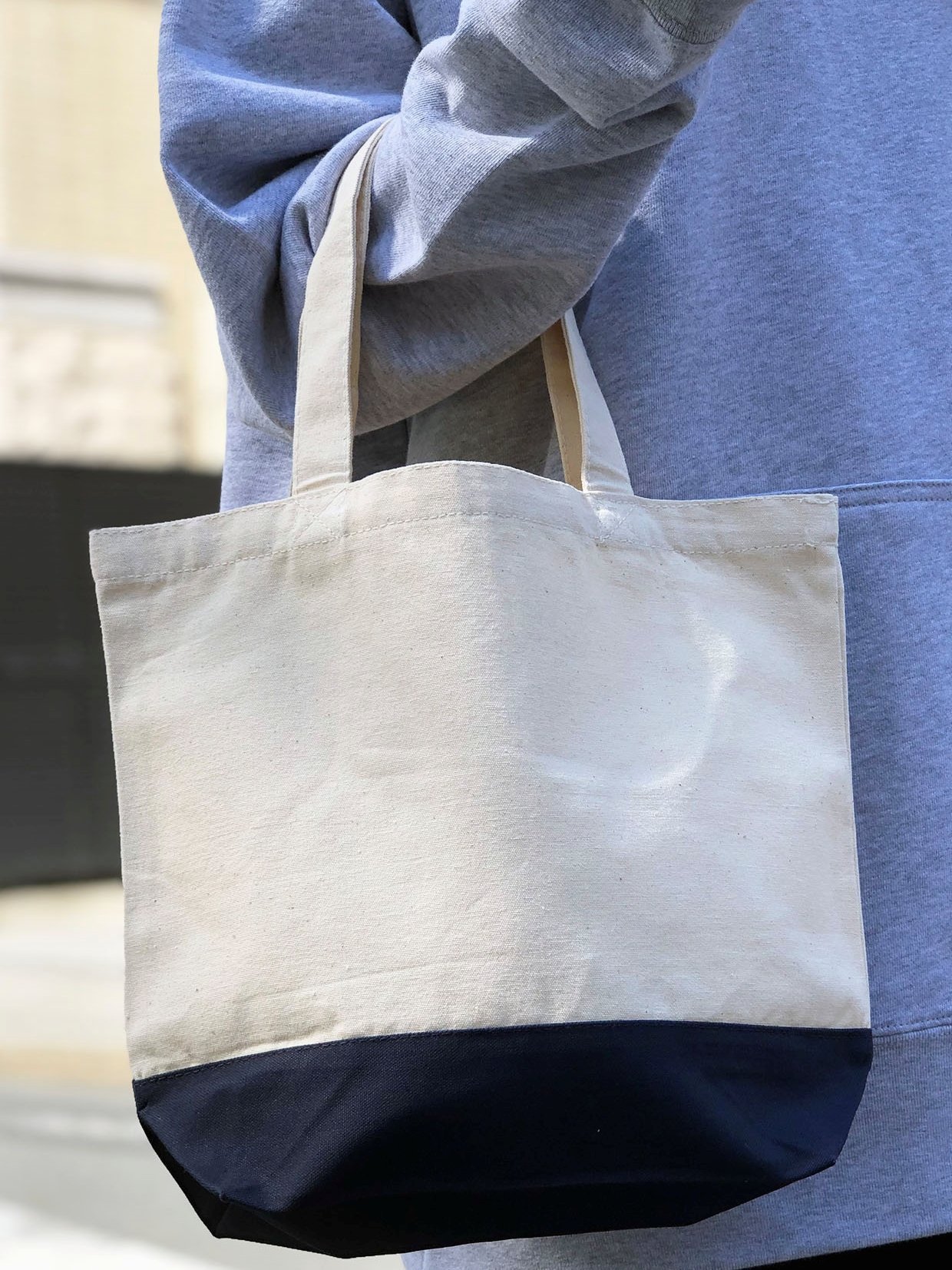 【SALE/38%OFF】United Athle UNITED ATHLE/(U)ヘビーコットンバイカラーキャンバストートバッグ S セットアップセブン バッ...