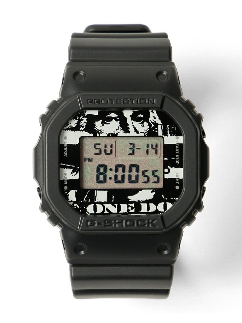 BEAMS T G-SHOCK / KOUSUKE KAWAMURA * BEAMS T 別注 DW 5600-E ''1 dollar bill shredded'' ビームスT アクセサリー・腕時計 腕時計 ブラック