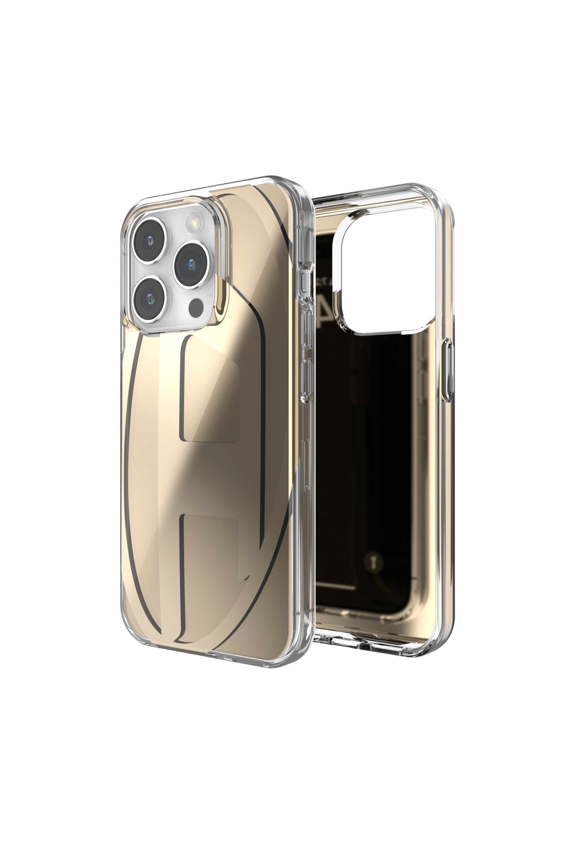 ディーゼル スマホケース メンズ DIESEL アイフォン ケース iPhone 15 Pro Diesel Oval D Clear Case D ディーゼル スマホグッズ・オーディオ機器 スマホ・タブレット・PCケース/カバー レッド【送料無料】
