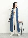 サマンサモスモス ワンピース 【SALE／55%OFF】Samansa Mos2 blue 【ECO DENIM】マルチwayジャンパースカート サマンサモスモス ワンピース・ドレス ワンピース ブルー ホワイト ネイビー