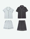 SLEEPY SLEEPY コットンベア半袖ショートパンツ【ペアパジャマ/限定BOX付】 スリーピー スリーピー インナー・ルームウェア パジャマ グレー ネイ...