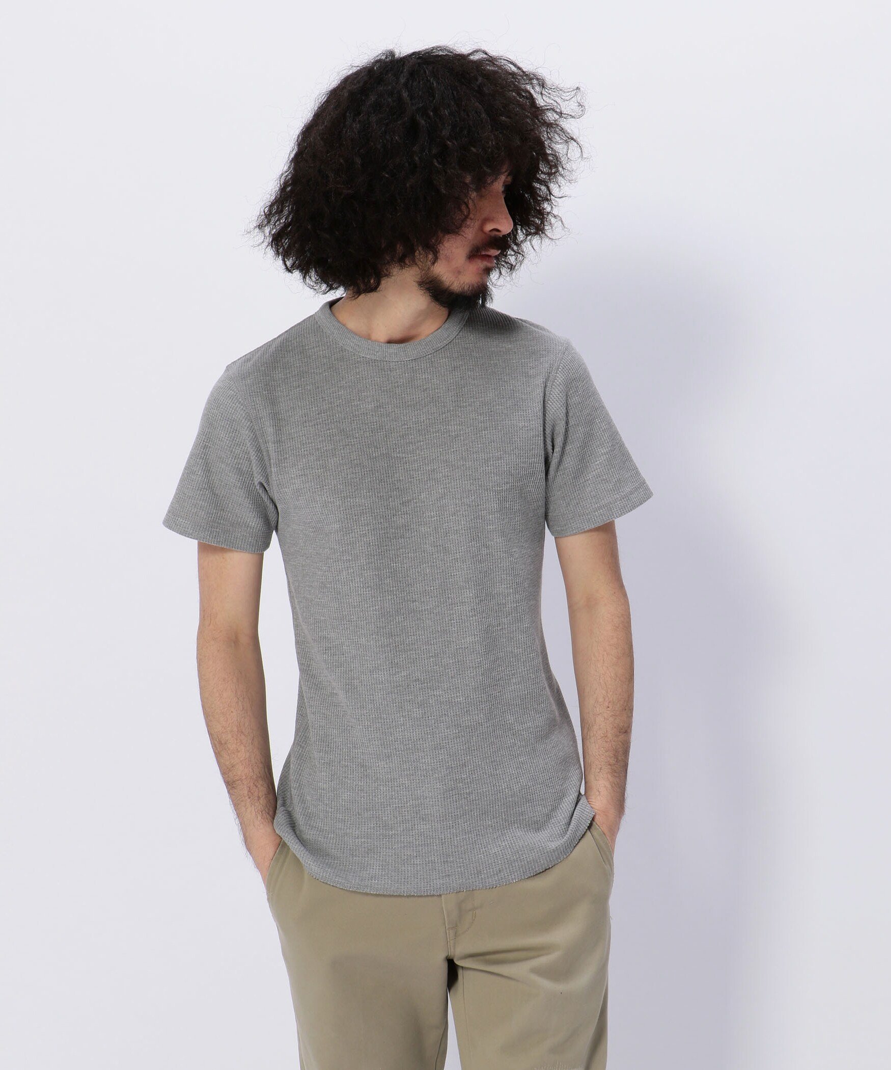 《DAILY/デイリー》 S/S THERMAL デイリー 半袖 サーマル クルーネック Tシャツ アヴィレックス トップス カットソー・Tシャツ ブラック ホワイト グリーン ネイビー グレー