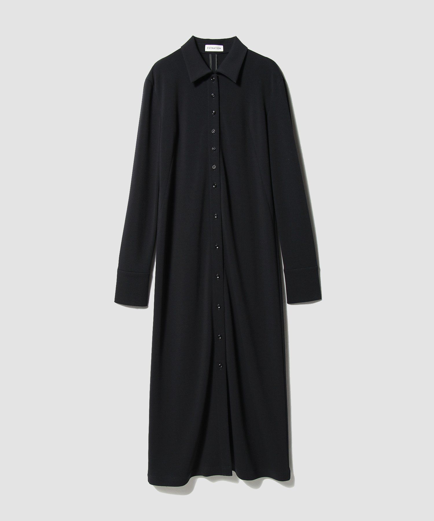 ESTNATION ESTNATION / ジャージーロングシャツワンピース エストネーション 