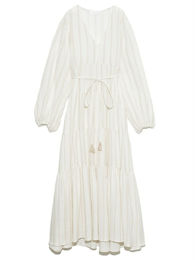 【SALE／30%OFF】SNIDEL HOME オーガニックコットンWガーゼティアードワンピース スナイデルホーム ワンピース・ドレス その他のワンピース・ドレス ベージュ ピンク【送料無料】のサムネイル