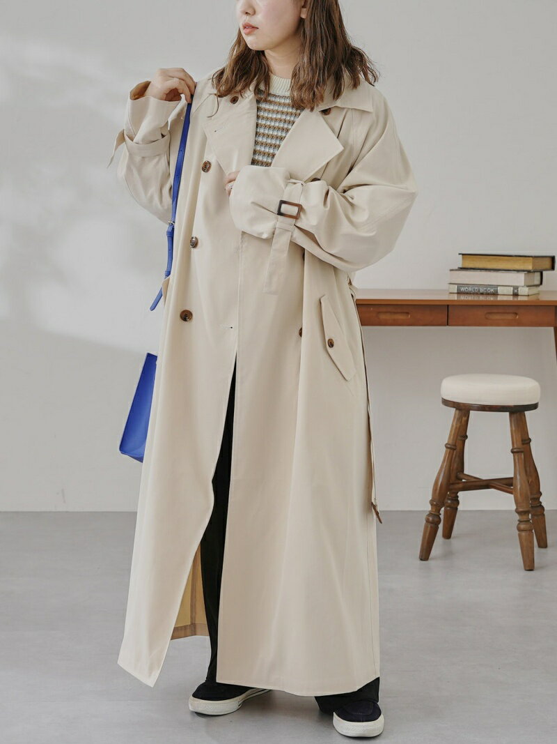 【SALE／48%OFF】CPCM バックヨーク付ロングトレンチコート シーピーシーエム ジャケット・アウター その他のジャケット・アウター ピンク ホワイト ベージュ【送料無料】のサムネイル