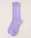 【SALE/60%OFF】GUESS GUESS ソックス/靴下 (U)Grid Crew Socks ゲス 靴下・レッグウェア 靴下 ブラック ホワイト オレンジ パープル