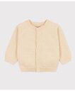 【SALE/20%OFF】PETIT BATEAU コットンニットカーディガン プチバトー トップス カーディガン ピンク ホワイト【送料無料】