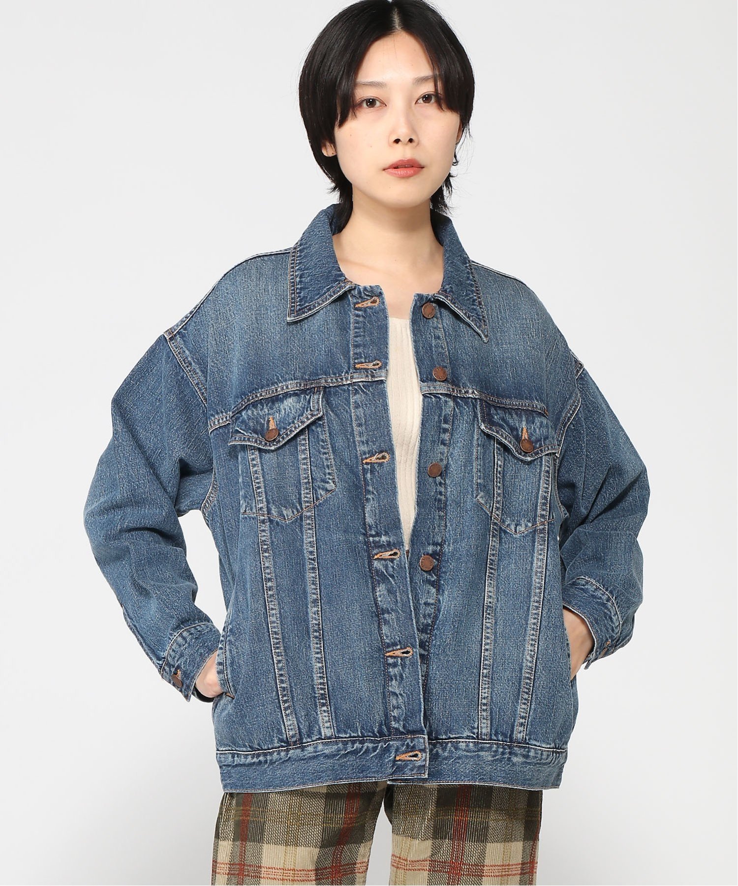 楽天Rakuten FashionNudie Jeans Nudie Jeans/（W）Nudie Jeans/Elin ヒーローインターナショナル マーケット プレイス ジャケット・アウター デニムジャケット ブルー【送料無料】