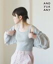 【SALE/50%OFF】GLOBAL WORK 2WAYラメニットSET/AND YUA ANY/115322 グローバルワーク トップス その他のトップス シルバー ブルー グリーン