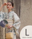 utatane utatane Lサイズ 浴衣3点セット オフホワイトにみずみずしい糸菊 ウタタネ 着物・浴衣・和装小物 浴衣 ベージュ【送料無料】