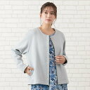 【SALE/30%OFF】PISANO 【手洗いOK・綿100%】裏起毛・ドットボタンノーカラーライトジャケット ピサーノ トップス その他のトップス ブルー ...