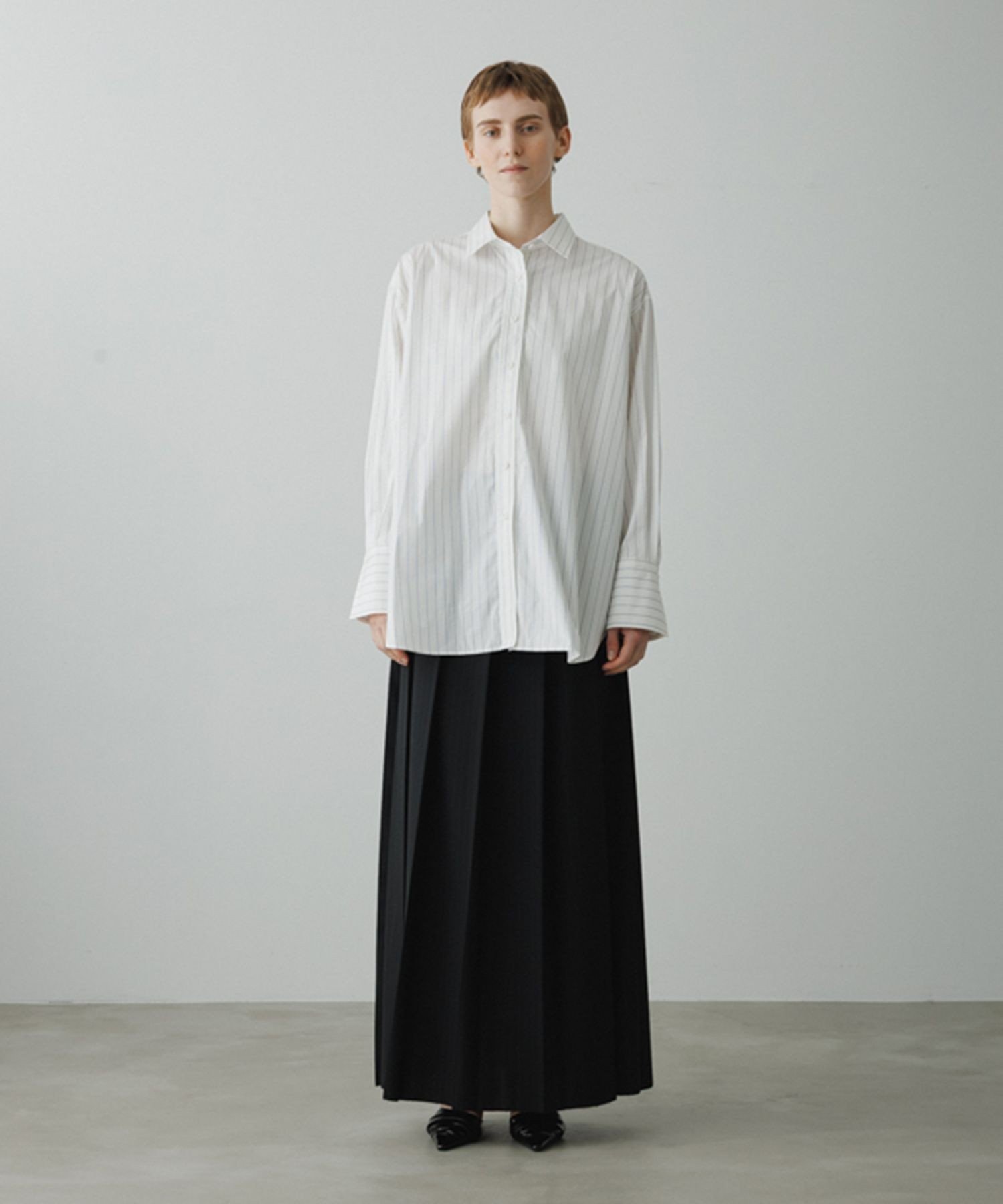 【SALE／50%OFF】ADAM ET ROPE' FEMME 【EMOELLE】フロントプリーツスカート アダムエロペ スカート その他のスカート ブラウン ブラック【送料無料】